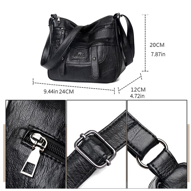 Studded Decor Shoulder Bag Crossbody Bag Women's Purse