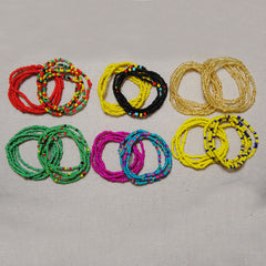 Colorful Elastic Beaded Body Waist Belly Chain for Woman Girl