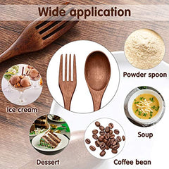 Japanese Wooden Utensil Set for Cooking and Eating - Natural Wood Flatware