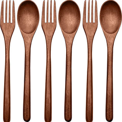 Japanese Wooden Utensil Set for Cooking and Eating - Natural Wood Flatware