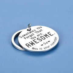 Letter Decor Bag Pendant for Friends - Stylish Travel Accessories