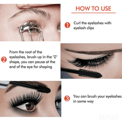 Waterproof Silky Fiber Eyelash Mascara Lengthening Lash Thick Mascara