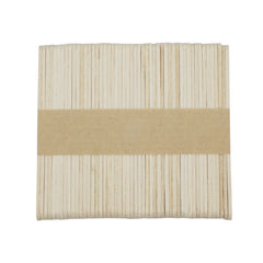 50 Natural Wooden Popsicle Sticks for Handicrafts & Ice Cream Cake Tools