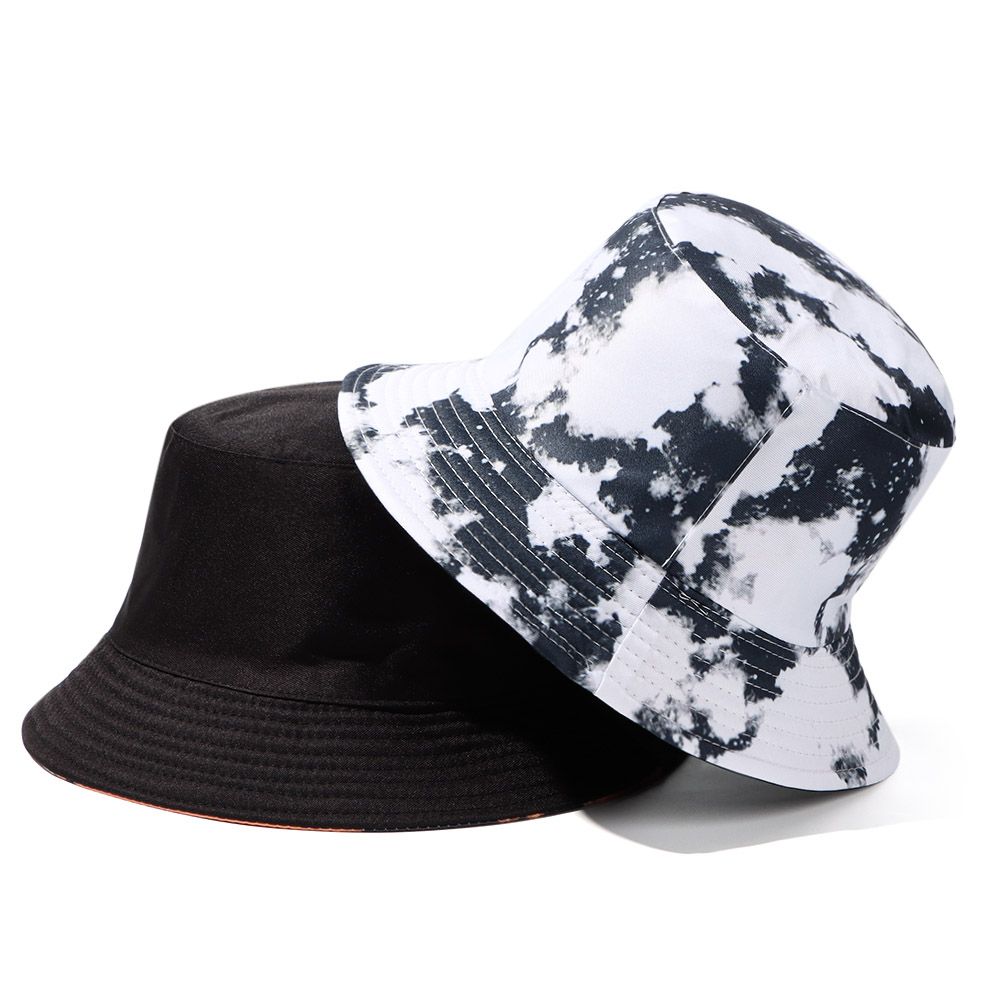 Adult Bucket Hat Fisherman Hat Reversible Fishing Hat Graffiti Bob Caps