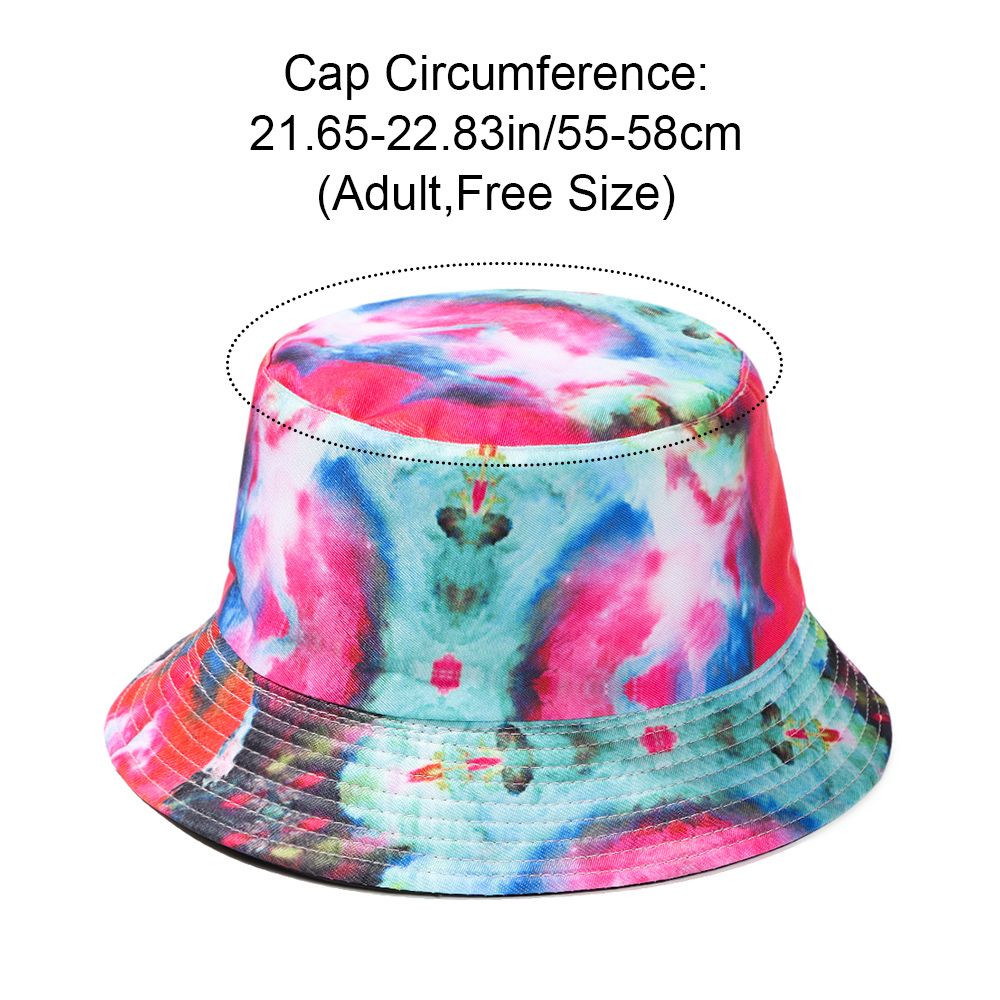 Adult Bucket Hat Fisherman Hat Reversible Fishing Hat Graffiti Bob Caps