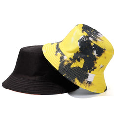 Adult Bucket Hat Fisherman Hat Reversible Fishing Hat Graffiti Bob Caps