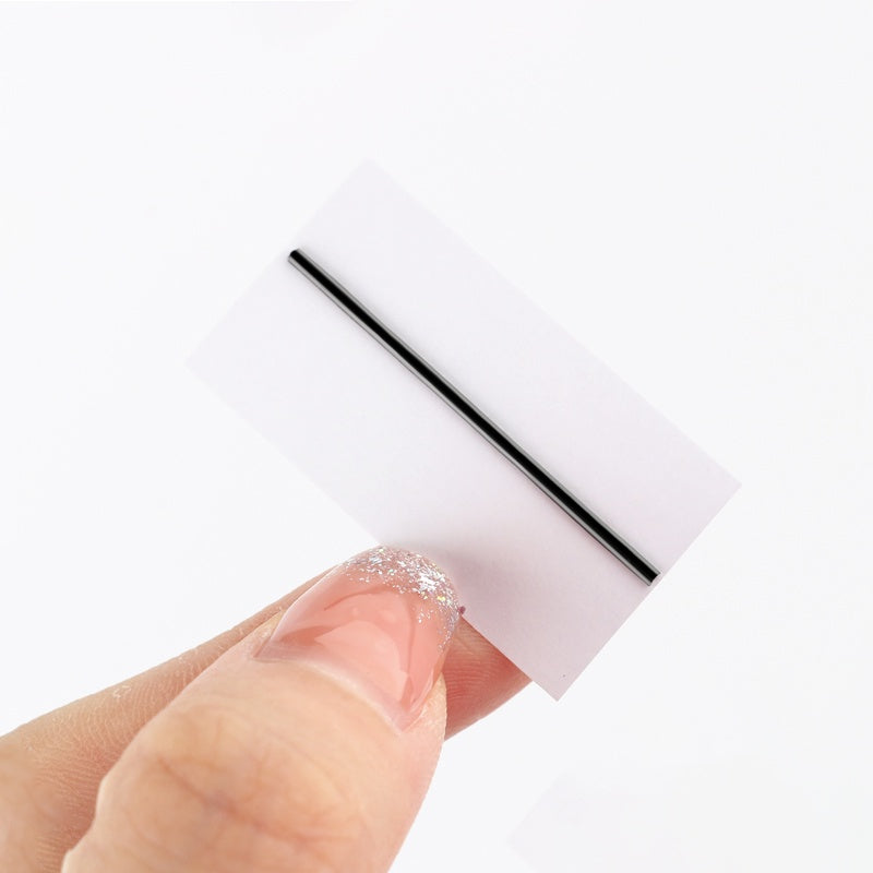 Natural False Eyelashes with Adhesive Glue - Easy Application