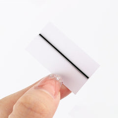 Natural False Eyelashes with Adhesive Glue - Easy Application