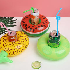 Inflatable Fruit Cup Holder for Pool and Beach Parties