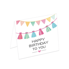 Tanabata Boyfriend Girlfriend Birthday Blessing Gift Card
