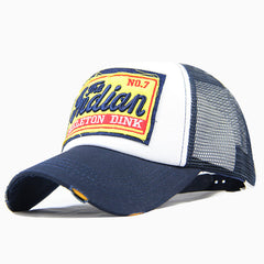 Skeleton Dink Mesh Baseball Cap Men Women Snapback Unisex Hip Hop Trucker Bone