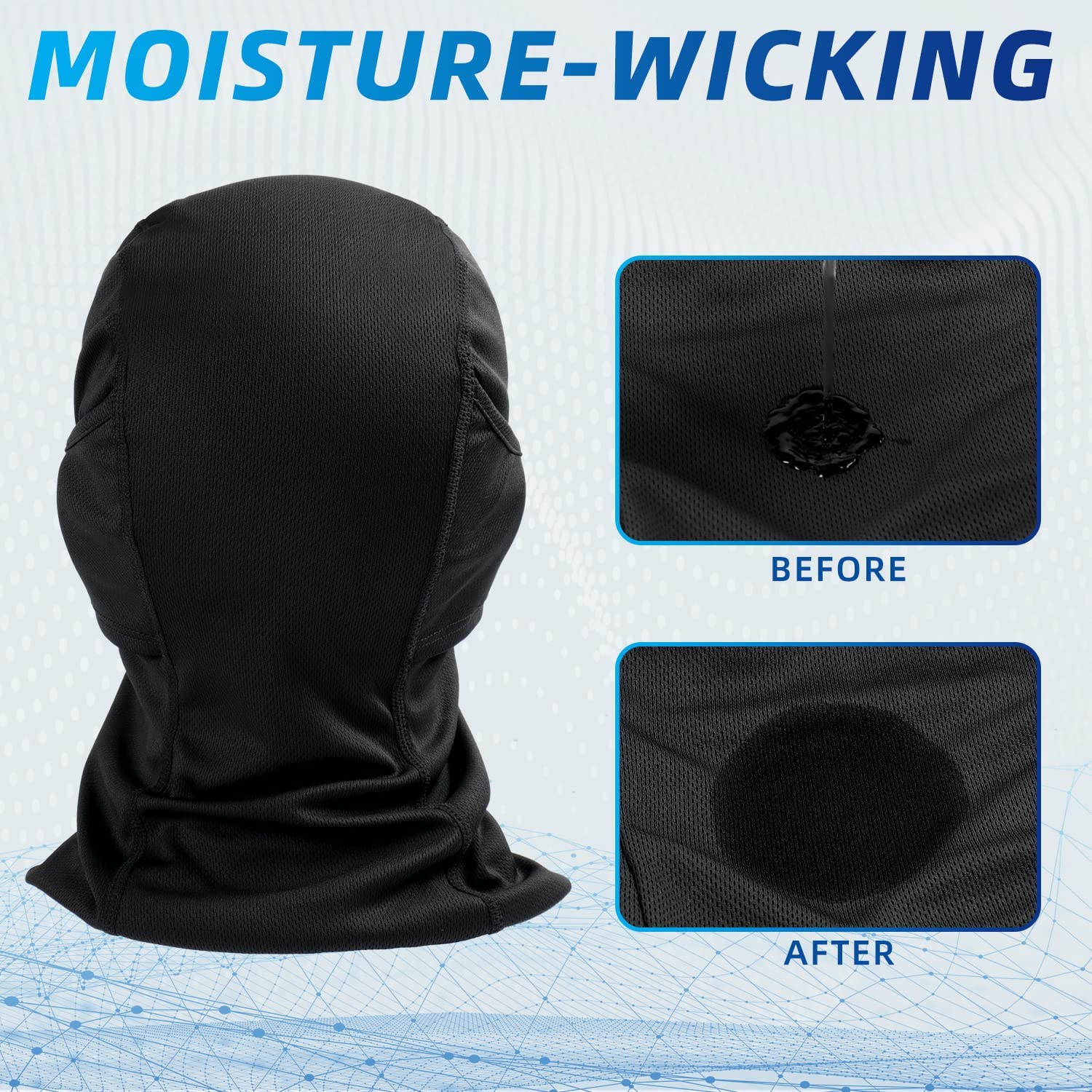 Breathable Full Face Mask Scarf for Men Women Sun Hood Cycling