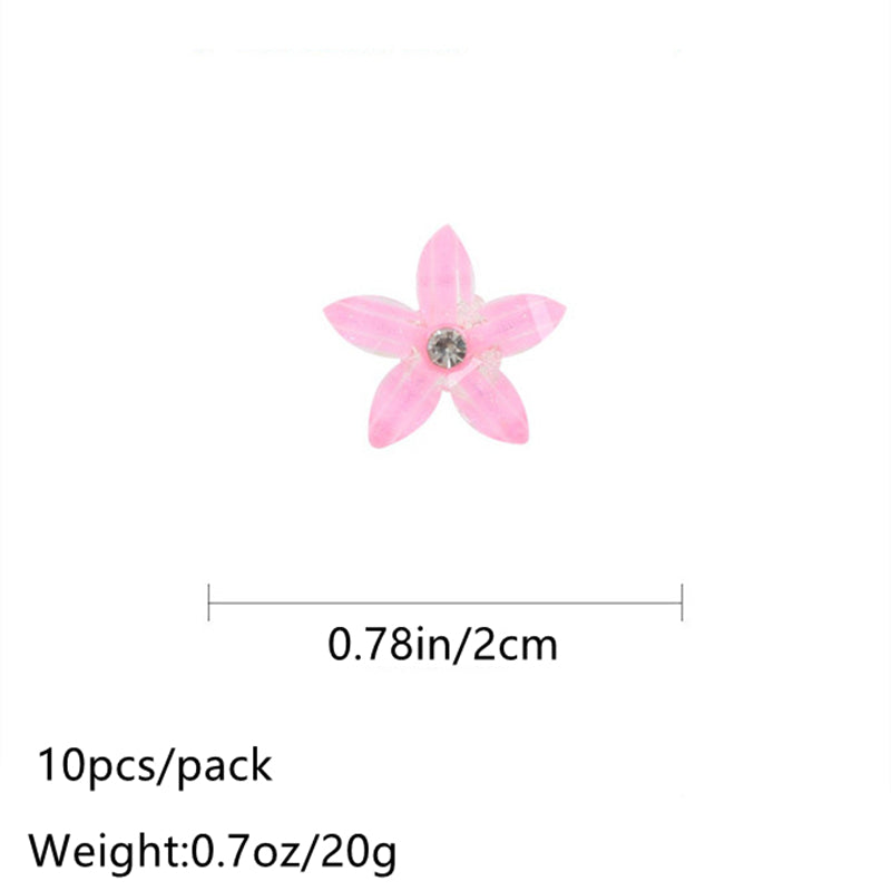 10pcs Flower Mini Claw Clips Hairpin Hair Accessories Girls Gift