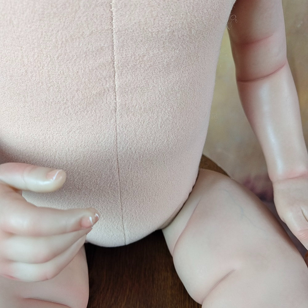 28in Reborn Baby Boy Doll Soft Silicone Realistic Blonde Toddler Art Bebe