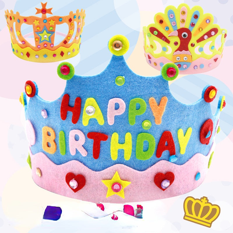 DIY Crafts Toy Birthday Hat for Kids Party