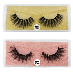 20 Pairs Natural 3D Faux Mink Lashes, Long & Thick for a Glamorous Look