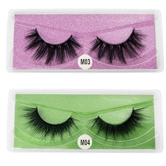 20 Pairs Natural 3D Faux Mink Lashes, Long & Thick for a Glamorous Look