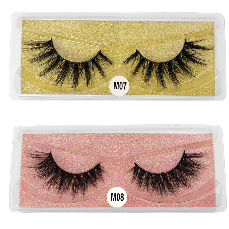 20 Pairs Natural 3D Faux Mink Lashes, Long & Thick for a Glamorous Look