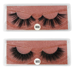 20 Pairs Natural 3D Faux Mink Lashes, Long & Thick for a Glamorous Look