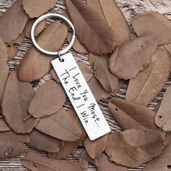 Letter Pattern Bag Pendant Stylish Metal Pendant for Travel Gift