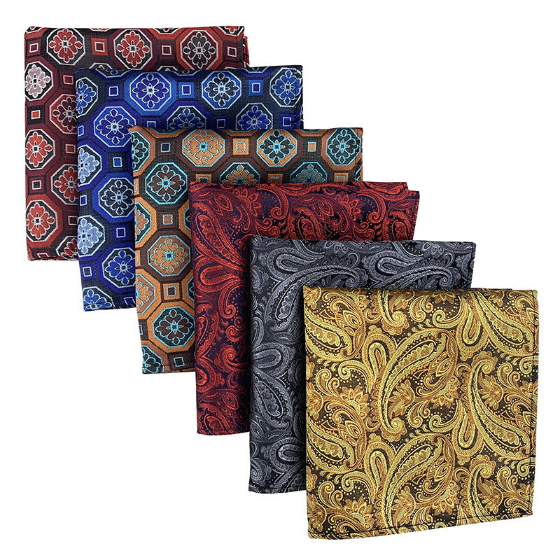Men's Handkerchief Square Towel 9.84'' Pocket Towel