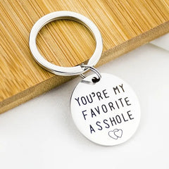 Hand Stamped Friends Bag Key Chain - Favorite Keychain