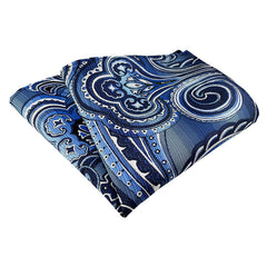 Men's Pocket Square Handkerchiefs Paisley 9.84inch For Formal Wear