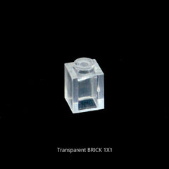 Small Bricks Transparent Thick Brick Model Classic Bulk Parts