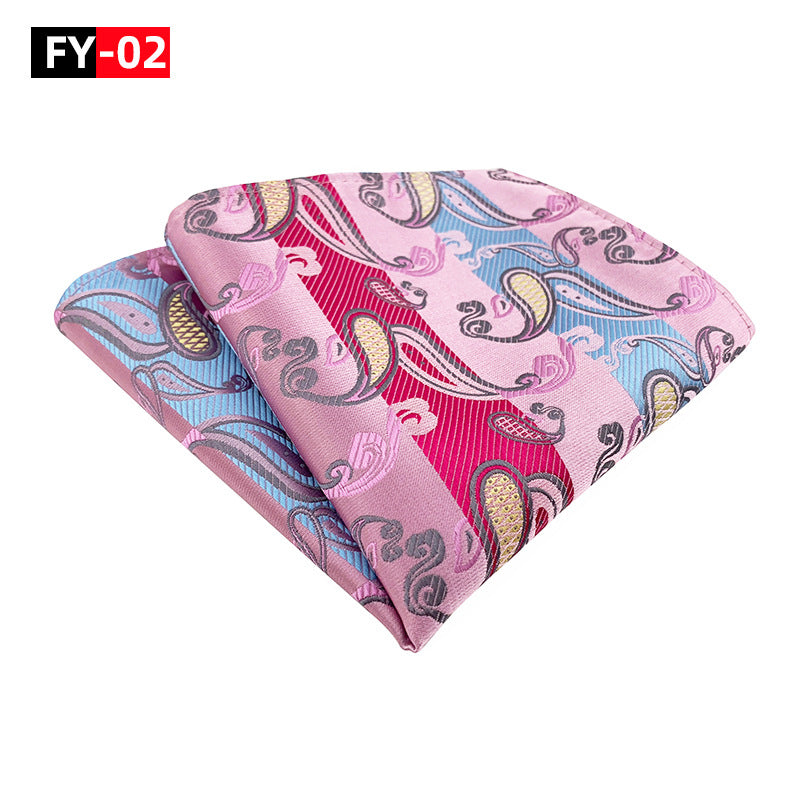 Men's Polyester Square Scarf 25x25cm for Wedding Party