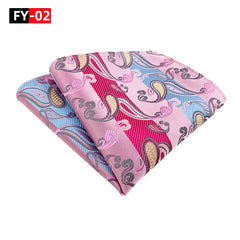Men's Polyester Square Scarf 25x25cm for Wedding Party