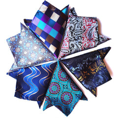 Men's Polyester Square Scarf 25x25cm for Wedding Party
