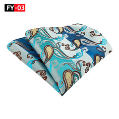 Men's Polyester Square Scarf 25x25cm for Wedding Party
