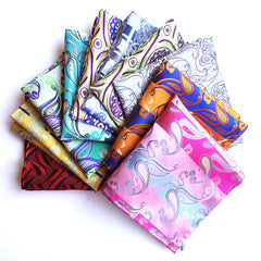 Men's Polyester Square Scarf 25x25cm for Wedding Party