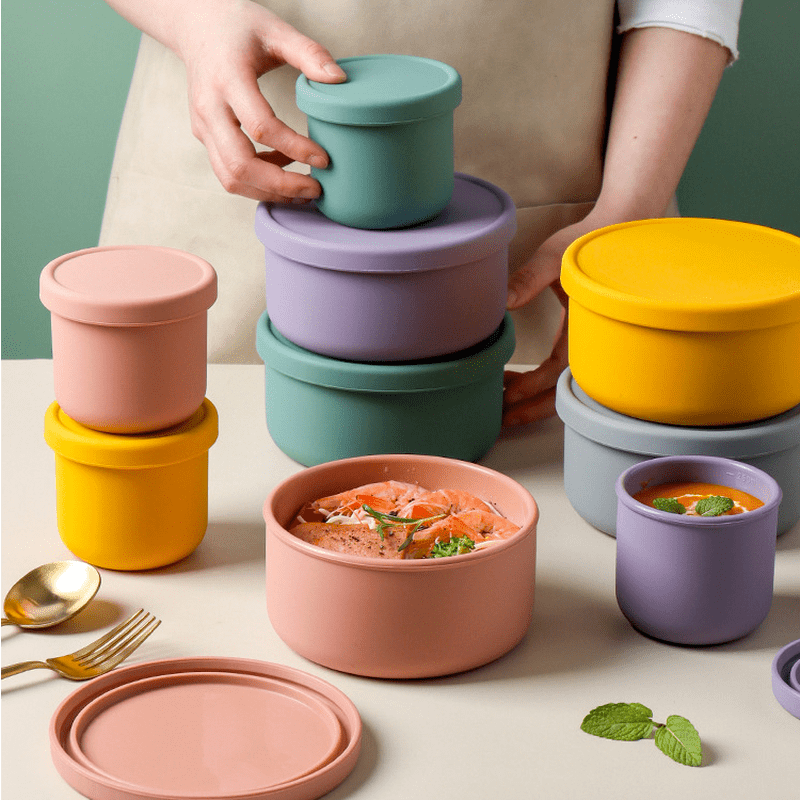 Silicone Lunch Box for Teens Office Workers