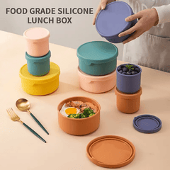 Silicone Lunch Box for Teens Office Workers