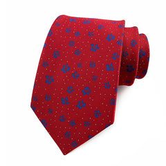 1pc 3 15in Paisley Plum Dot Poly Tie