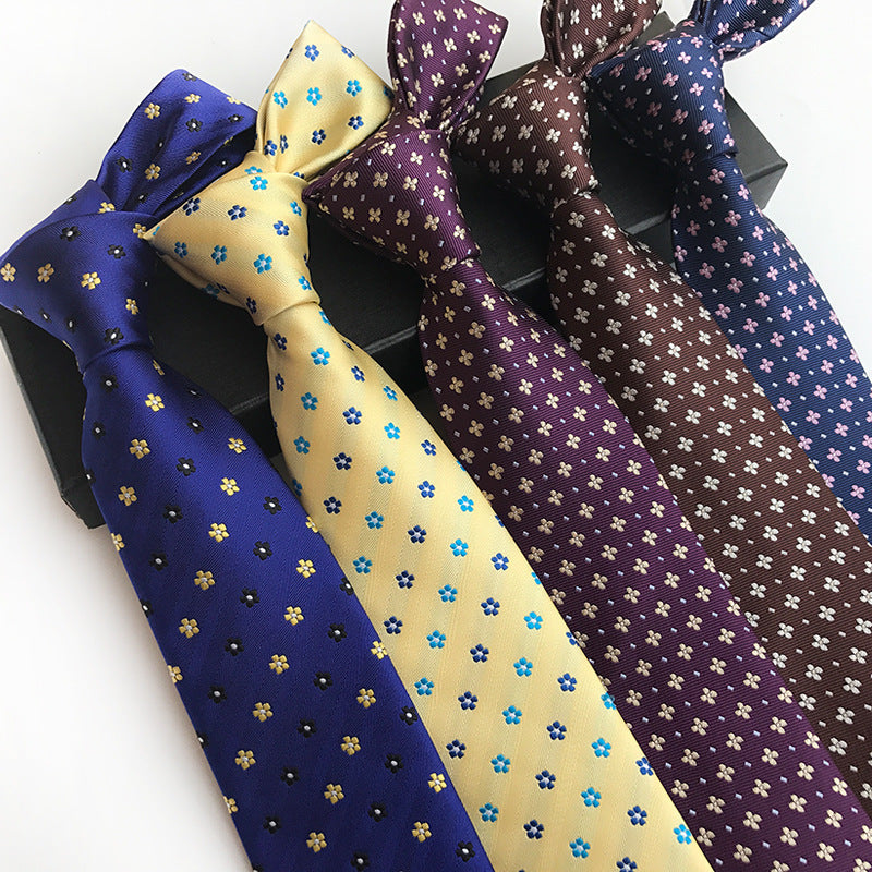 1pc 3 15in Paisley Plum Dot Poly Tie