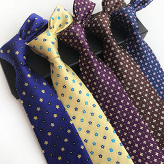 1pc 3 15in Paisley Plum Dot Poly Tie
