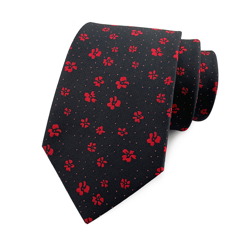 1pc 3 15in Paisley Plum Dot Poly Tie