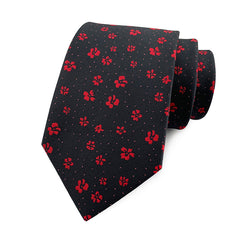 1pc 3 15in Paisley Plum Dot Poly Tie
