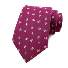 1pc 3 15in Paisley Plum Dot Poly Tie
