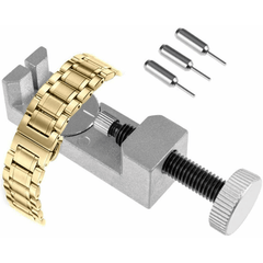 Adjustable Metal Watch Band Resizing Tool Kit with 3 Pins