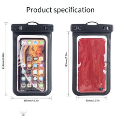 Waterproof Phone Pouch for Outdoor Activities Transparent PVC Dry Bag