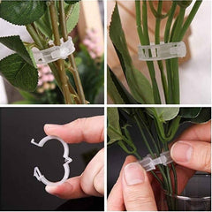 50pcs Tomato Plant Support Clips Keep Plants Upright & Vines Climbing