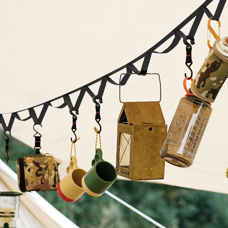 Outdoor Hanging Rope Portable Lanyard Canopy Hanger Camping