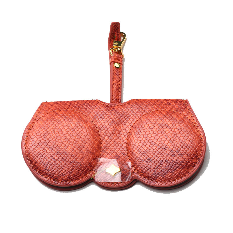 Snake Pattern Glasses Bag Sunglasses Protective Cover Men Women