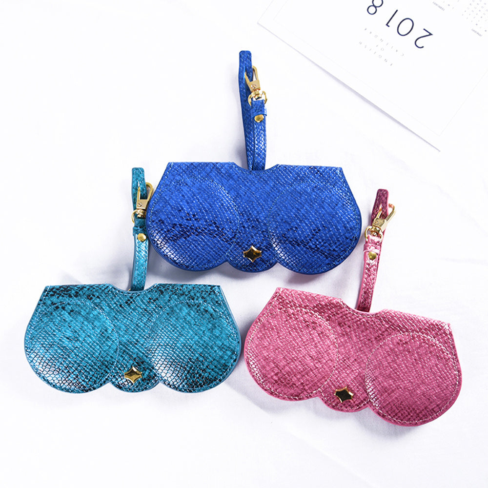 Snake Pattern Glasses Bag Sunglasses Protective Cover Men Women