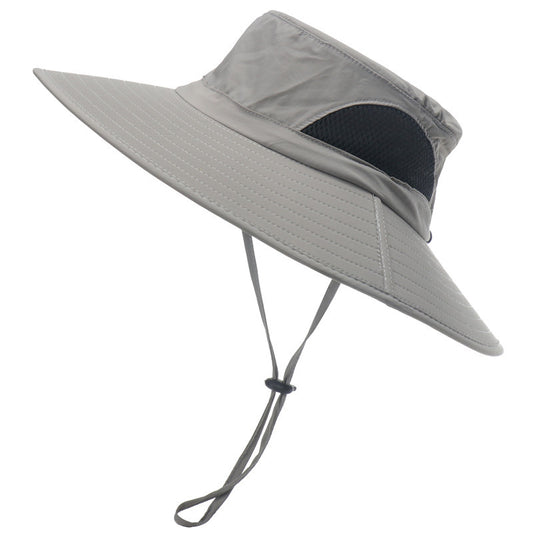 Waterproof UV Protection Wide Brim Bucket Hat for Outdoor Activities