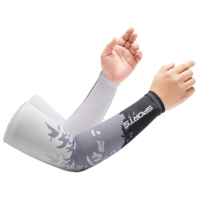 Men's Sunscreen Ice Silk Sleeves for Outdoor Activities