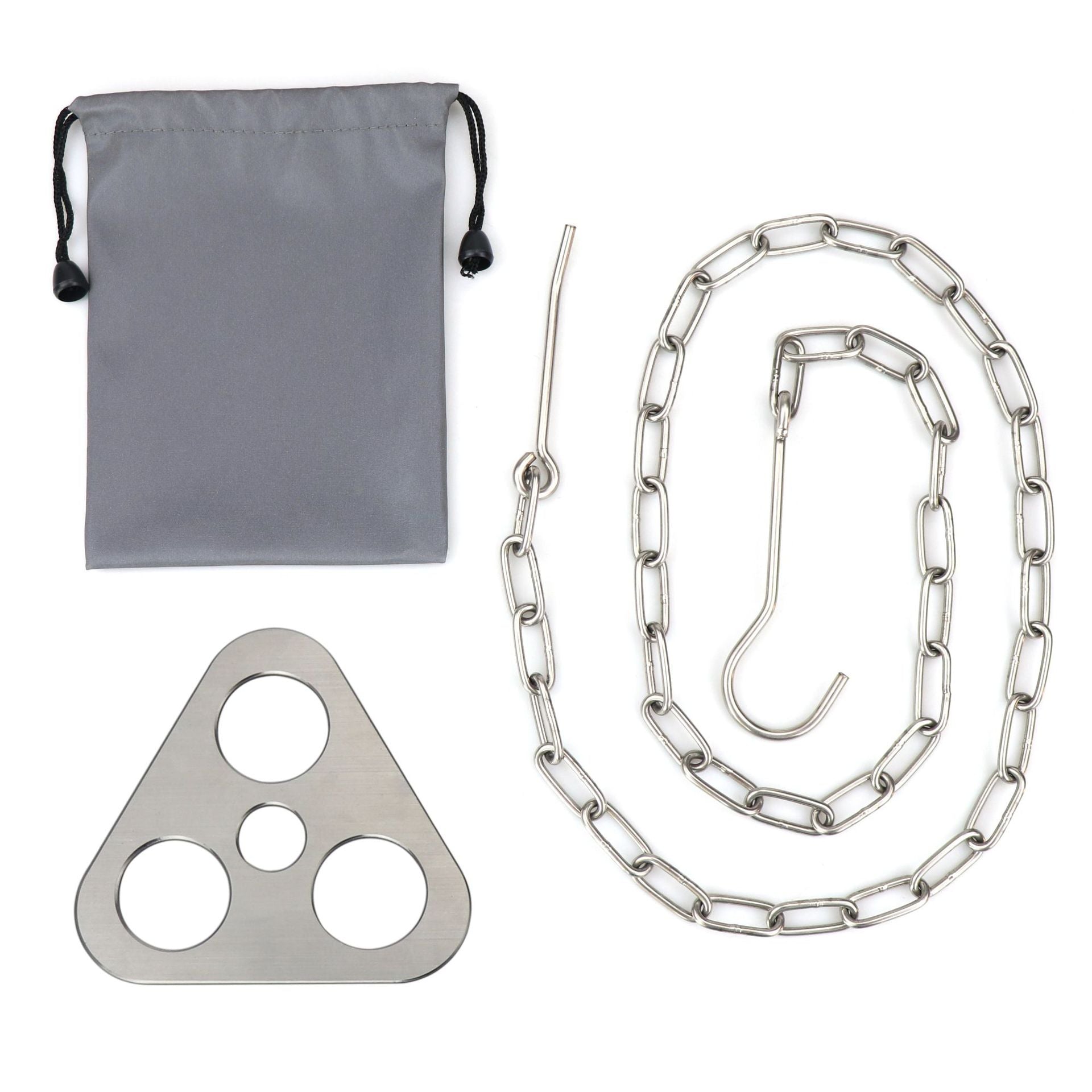Durable Stainless Steel Campfire Triangle for Outdoor Cooking